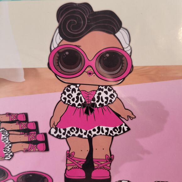 LOL Surprise Craft Kits Set of 8 Girl Party Favor DIY Dress Up Cardboard - Picture 9 of 13